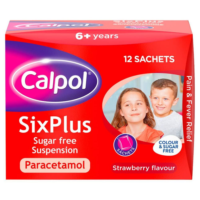 Calpol 6 Plus Sugar Free Sachets 12s