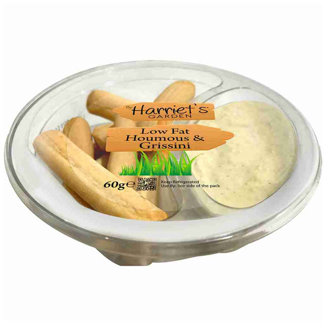 Harriets Garden Low Calorie Houmous And Breadsticks 60G