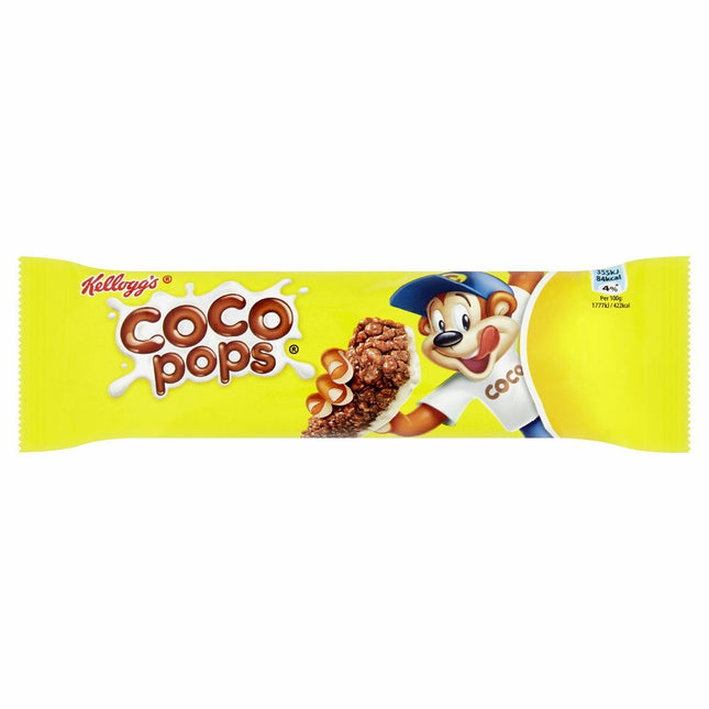 Kellogg's Coco Pops Chocolate Breakfast Cereal Bars 20g