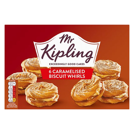 Mr Kipling Caramelised Biscuit Whirl 4Pk 4PK