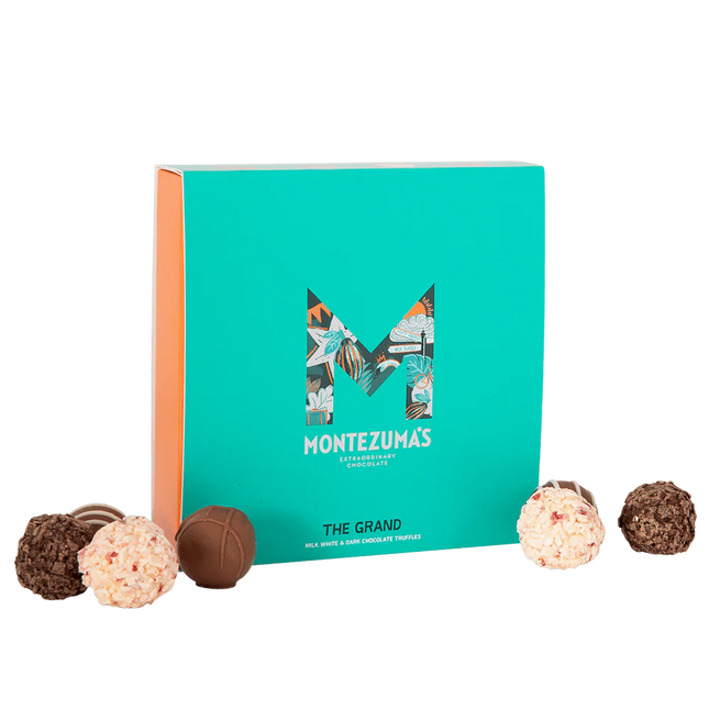 Montezumas Grand (25M) Selection of Best Selling (Milk, Dark & White) Truffle Boxes 350g