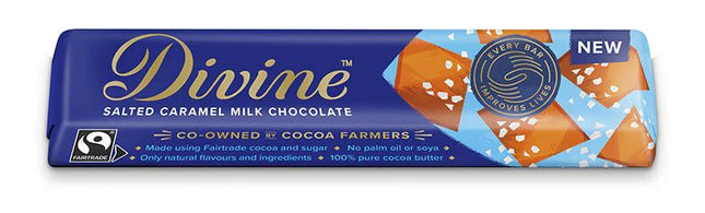 Divine Chocolate Salted Caramel Chocolate 35g
