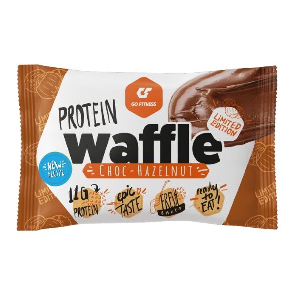 GoFitness Nutrition - Protein Waffle - Choc Hazelnut - Box