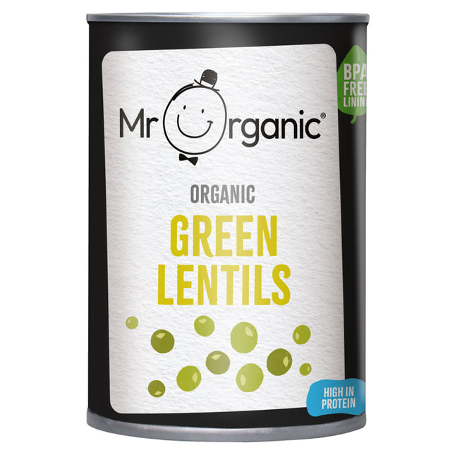 Mr Organic Green Lentils 400g