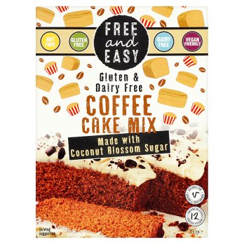 Free And Easy Gluten & Dairy Free Coffee Cake Mix 350g