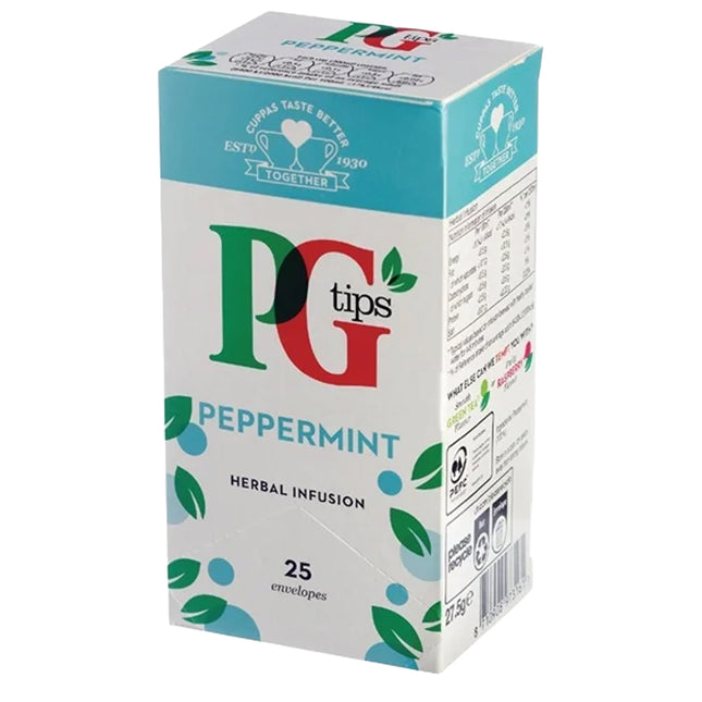 PG Tips Envelopes 25s Box Peppermint Tea 28g