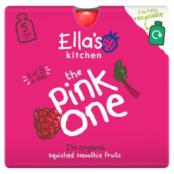 Ella's Kitchen Smoothie Fruit - Pink One (5 x 90g) MP