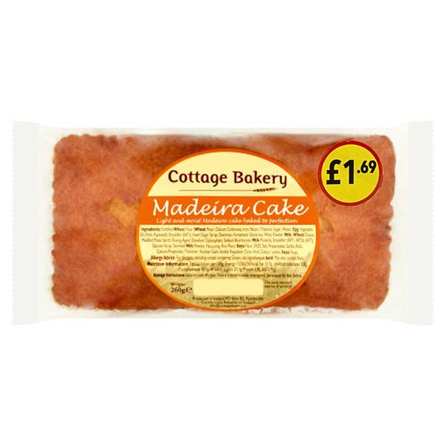 Cottage Madeira Cake PMP £1.69 260G