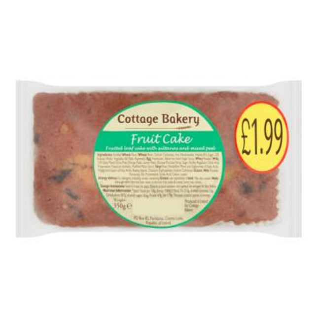Cottage Fruit Cake PMP £1.99 350G
