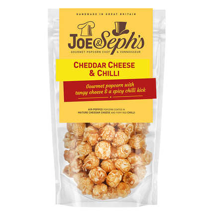 Joe & Seph's Cheddar Cheese & Chilli - 65g
