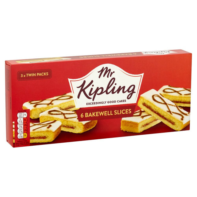 Mr Kipling Bakewell Slices 6 Pack
