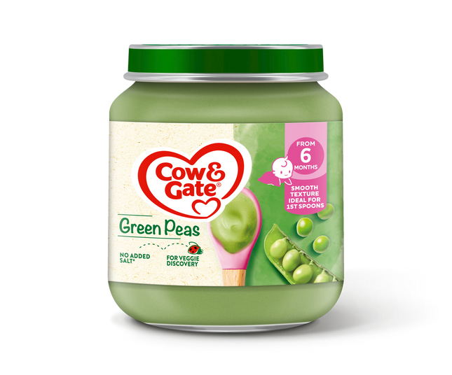 Cow&Gate Jar 6x125g Green Pea