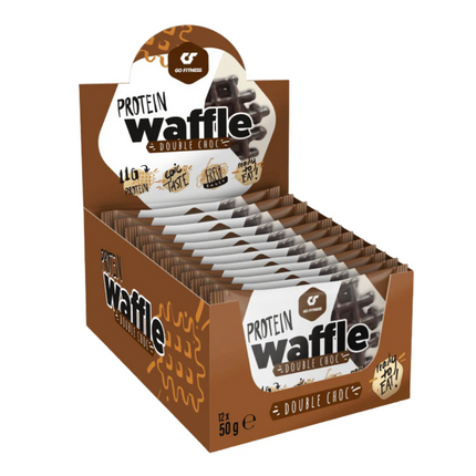 GoFitness Nutrition - Protein Waffle - DoubleChoc - Box