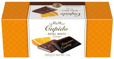 Hamlet Cupido Royal orange thins in dark chocolate 200g