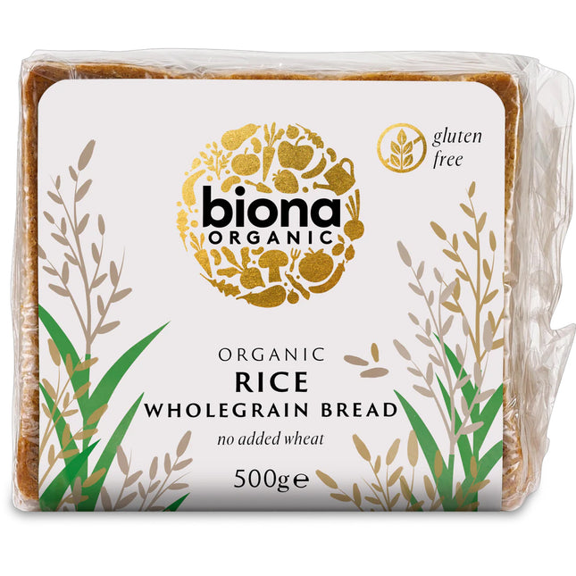 Biona Organic Rice Bread Gluten Free 500g