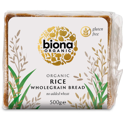 Biona Organic Rice Bread Gluten Free 500g