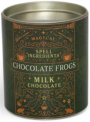 Gwynedd Solid milk chocolate frogs gift tube 80g