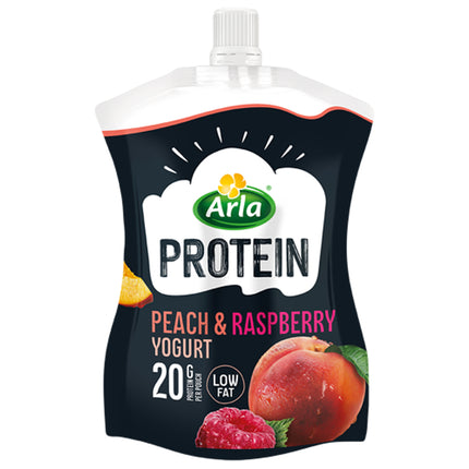 Arla Protein Raspberry & Peach Pouch 200G
