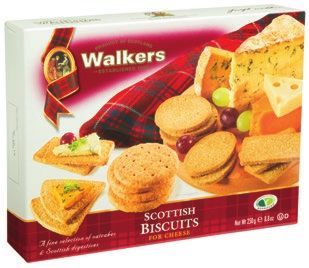 Walkers Oat Biscuits for Cheese (Carton) 250g
