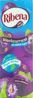 Ribena Still Blackcurrant No Added Sugar 250ML
