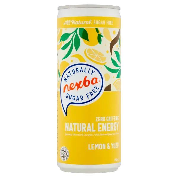 Nexba Beverages Lemon/Yuzu Natural Energy 250Ml