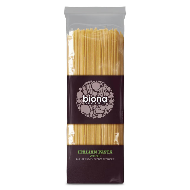 Biona Organic White Spaghetti Bronze Extruded 500g