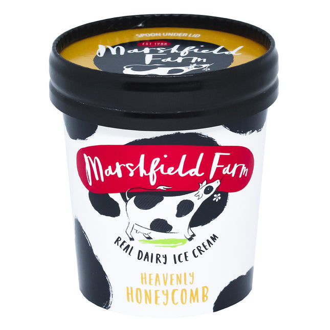 Marshfield Farm Real Dairy Ice Cream Honey & Stem Ginger 125ml