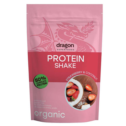 Dragon Superfoods Protein Shake With Strawberry And Coconut 450G