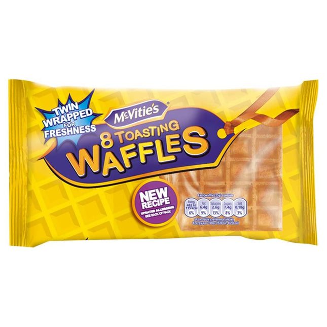 McVitie's Toasting Waffles 8 Pack 222g