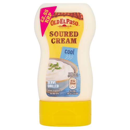 Old El Paso Squeeze Sour Cream 4X230G £2.55 Pmp