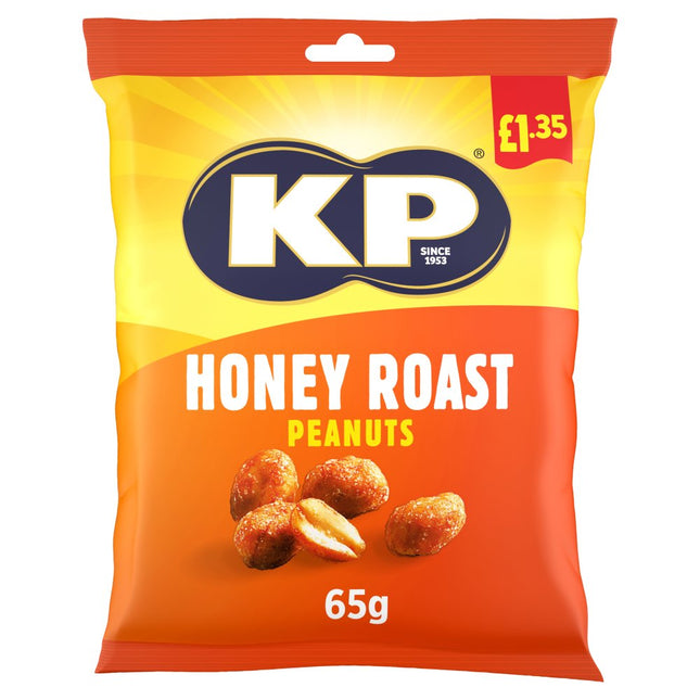 KP Honey Roast Peanuts 65g, £1.35 PMP
