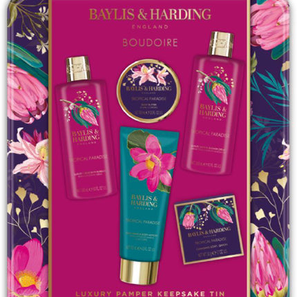 Boudoire Luxury Pamper 5 Piece Tin Gift Set 1790g