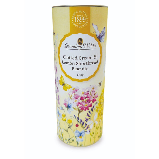 Grandma Wild's Wildflower Meadow Tube Clotted Cream & Lemon Shortbread  200g