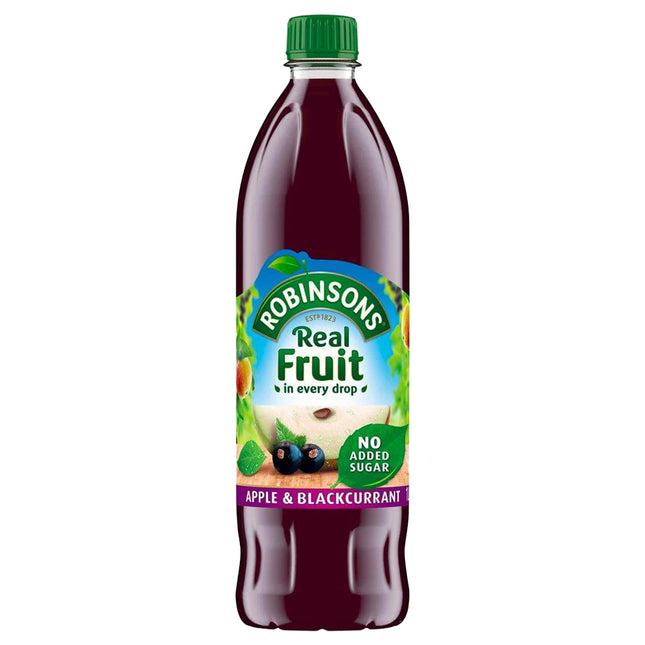 Robinsons Fruit Squash Apple & Blackcurrant No Added Sugar PET 1L