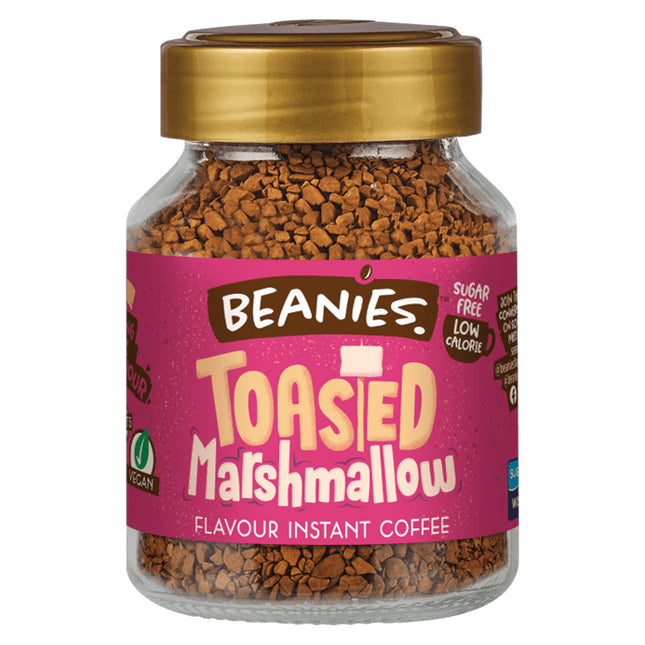 Beanies Decaf Toasted Marshmallow Coffee Jar 50g
