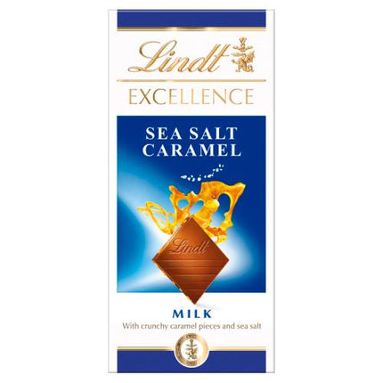 Lindt Excel Caramel & Sea Salt Milk 100g