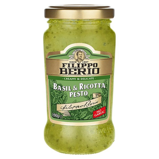 Filippo Berio Basil & Ricotta Pesto 190G
