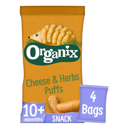 Organix Cheese & Herb Puffs 4 x 15g
