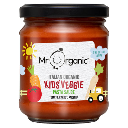 Mr Organic Kids Veggie Sauce Tom, Carrot, Parsnip 200g