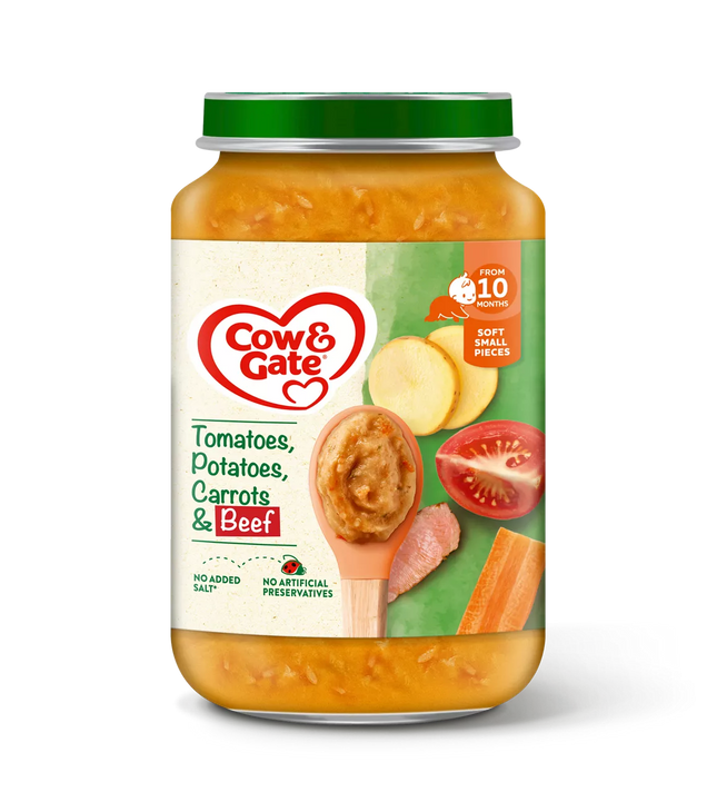 Cow & Gate Jar Tomato, Beef , Potato 6x200g