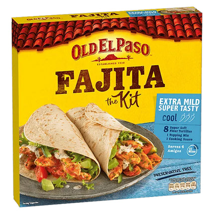 Old El Paso Extra Mild Fajita Kit 476g