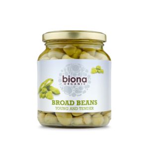 Biona Organic Broad Beans In Glass Jars 350g