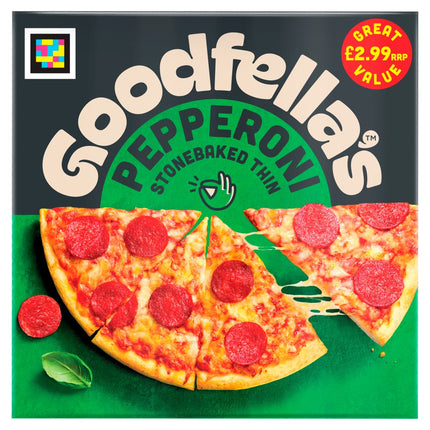 Goodfellas Thin Pepperoni Pizza PMP £2.99 332G