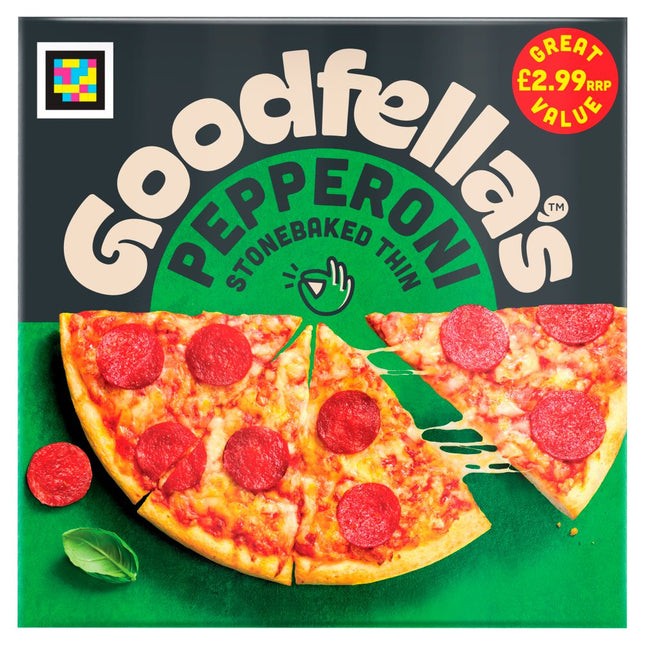 Goodfellas Thin Pepperoni Pizza PMP £2.99 332G