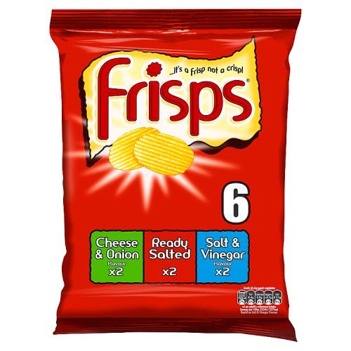 Frisps Variety Multipack Crisps 6 Pack 153g