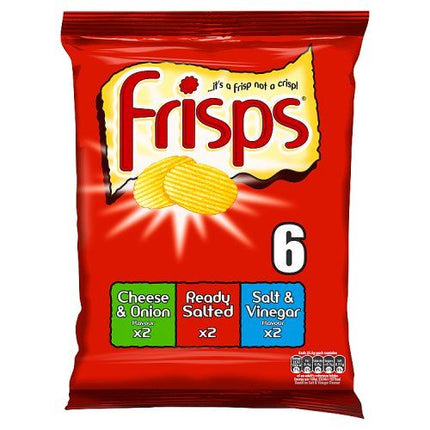 Frisps Variety Multipack Crisps 6 Pack 153g