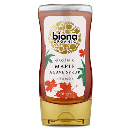 Biona Organic Maple Agave Syrup Squeezy 350g