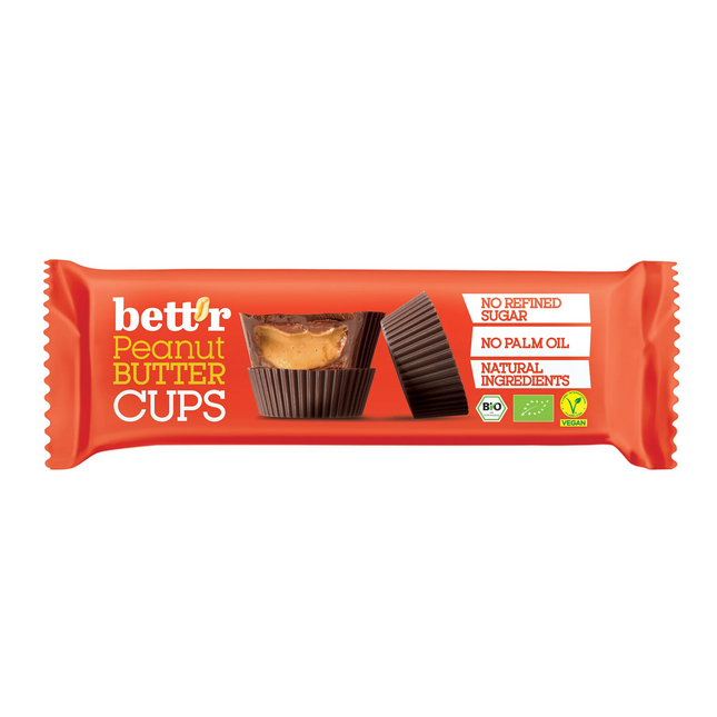 Bett'r Peanut Butter Cups 39G