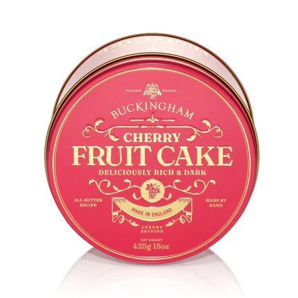 Buckingham Cakes Cherry Fruit Cake flavoured with Kirsch 425g
