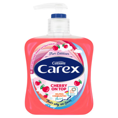 Carex Handwash 250ml Cherry On Top Handwash